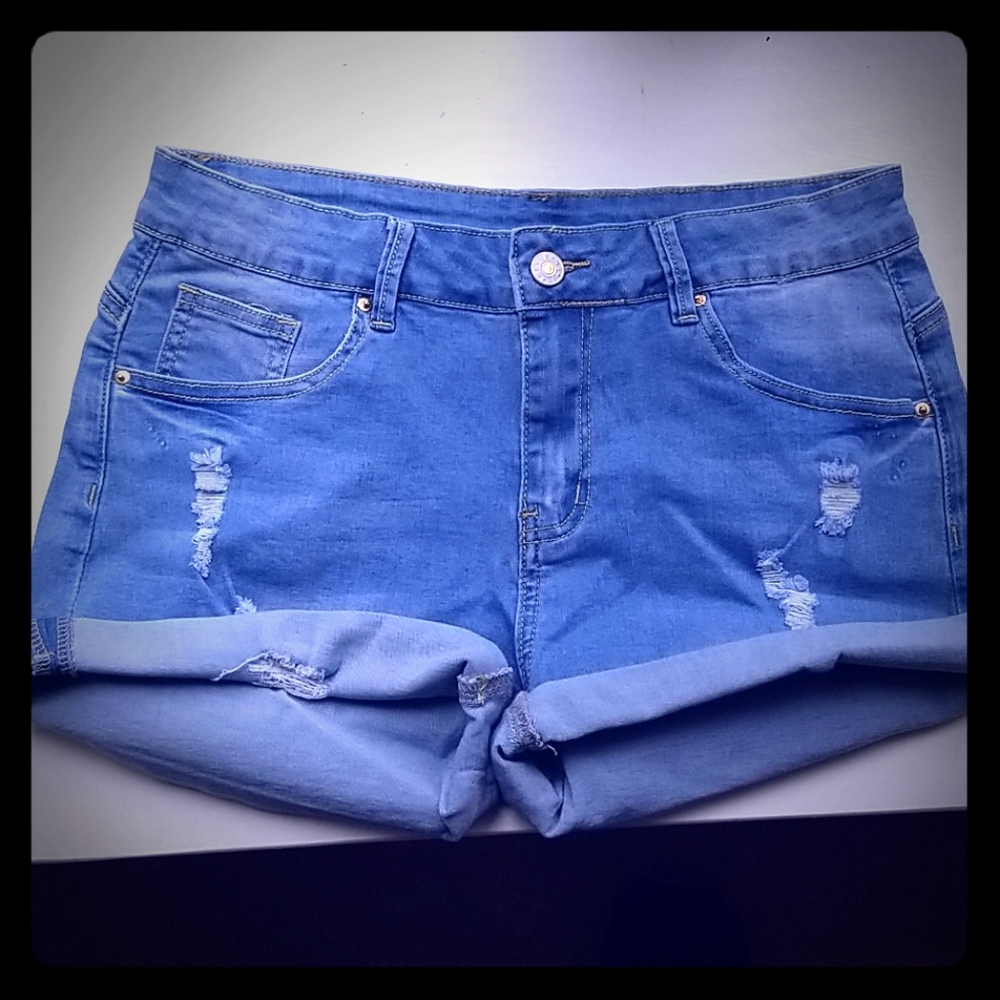 Womens denim shorts